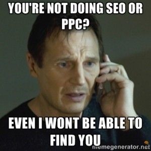 SEO and PPC meme
