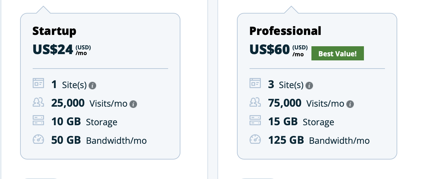 WP Engine pricing